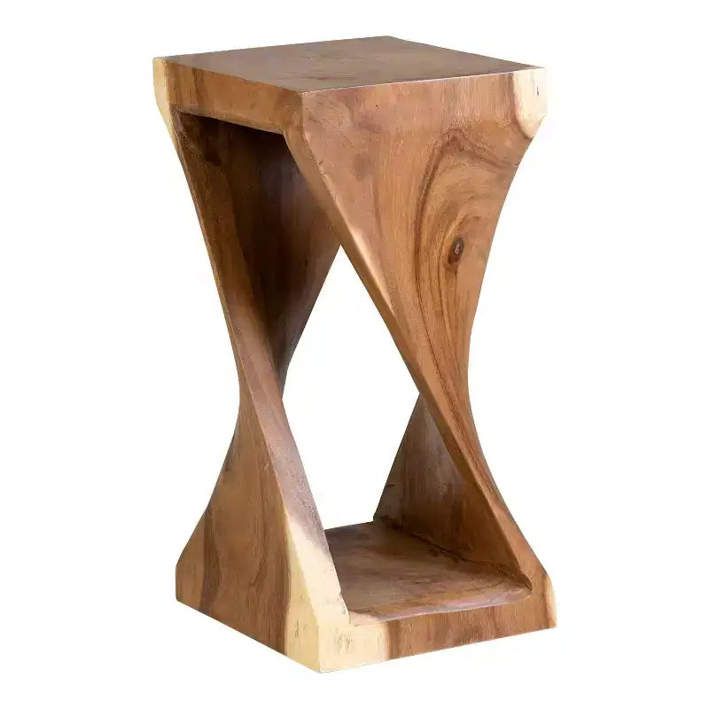 Cason Side Table Natural - East At Main: Coastal Beach Style, No Assembly, Wood Frame & Top, 24" Height