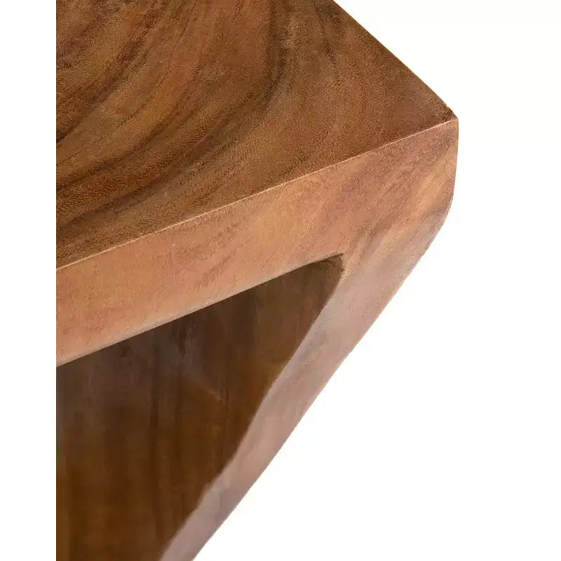 Cason Side Table Natural - East At Main: Coastal Beach Style, No Assembly, Wood Frame & Top, 24" Height