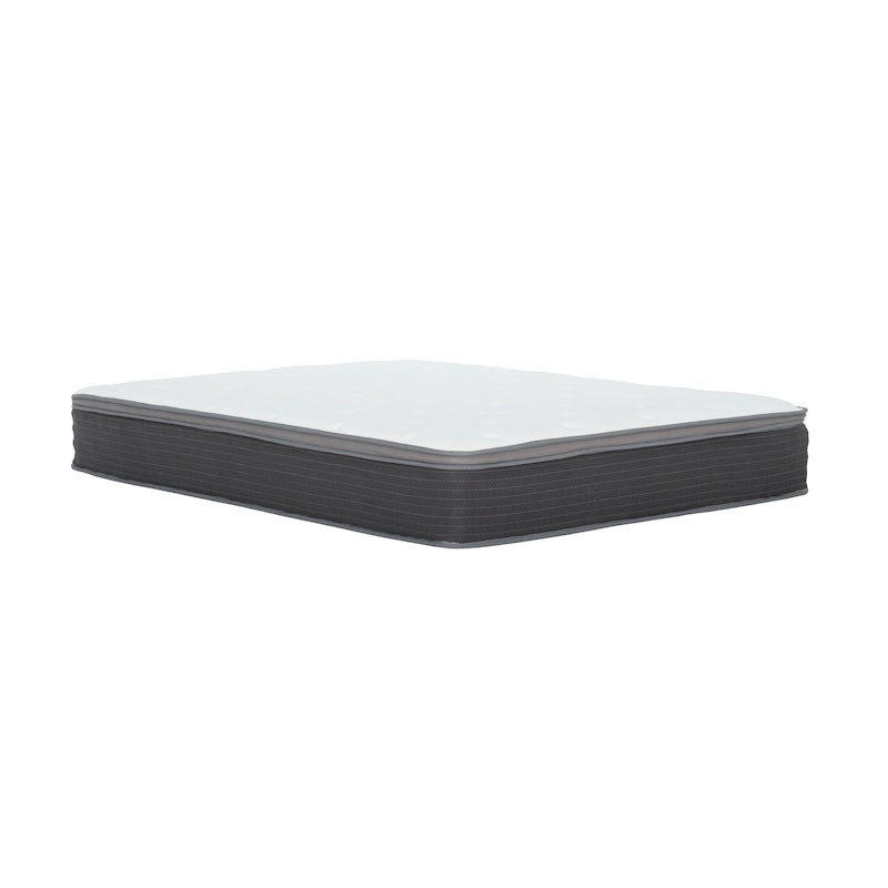 Matelas hybride à mémoire de forme et ressorts ensachés Equilibria 8 po. - Moelleux - Livré en boîte