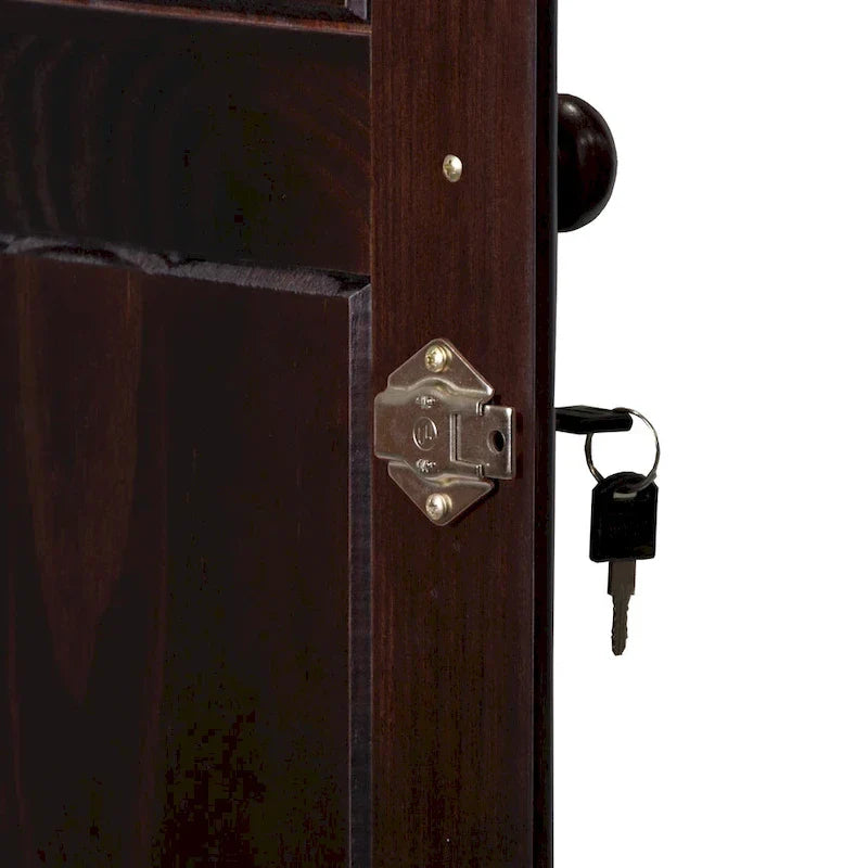 Palace Imports Armoire flexible 100 % bois massif avec poignées en métal ou en bois