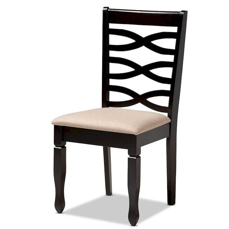 Ensemble de 4 chaises de salle à manger modernes et contemporaines