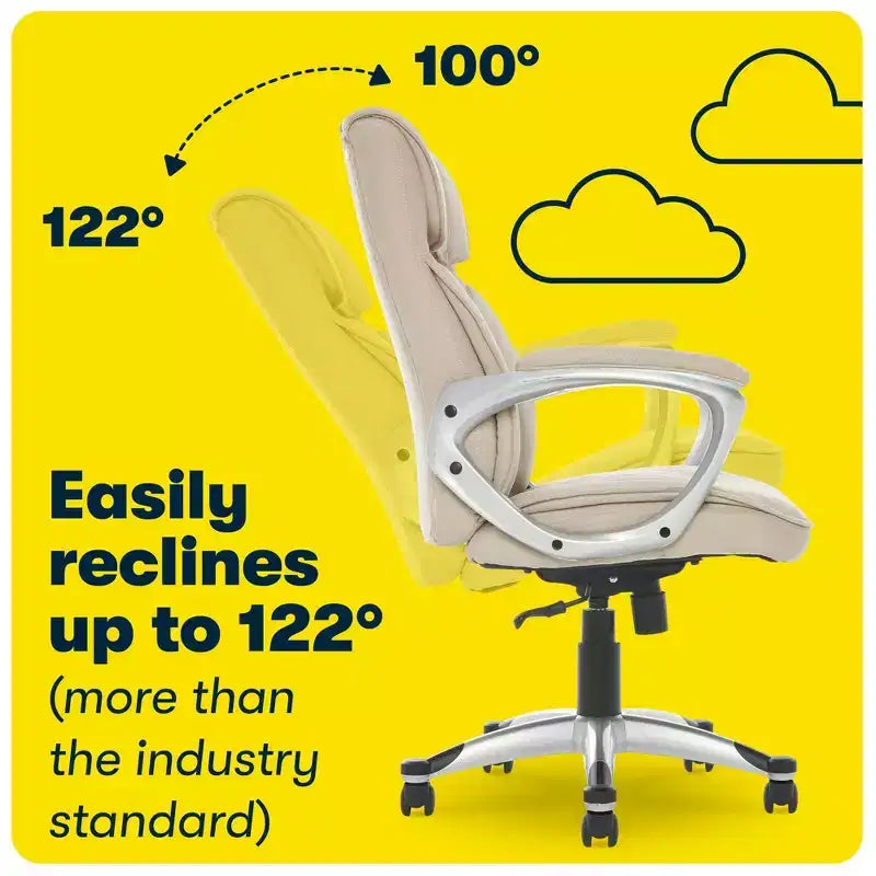 Serta Fabric Executive Chair