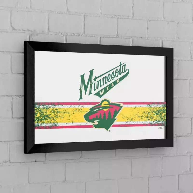NHL Framed Logo Mirror