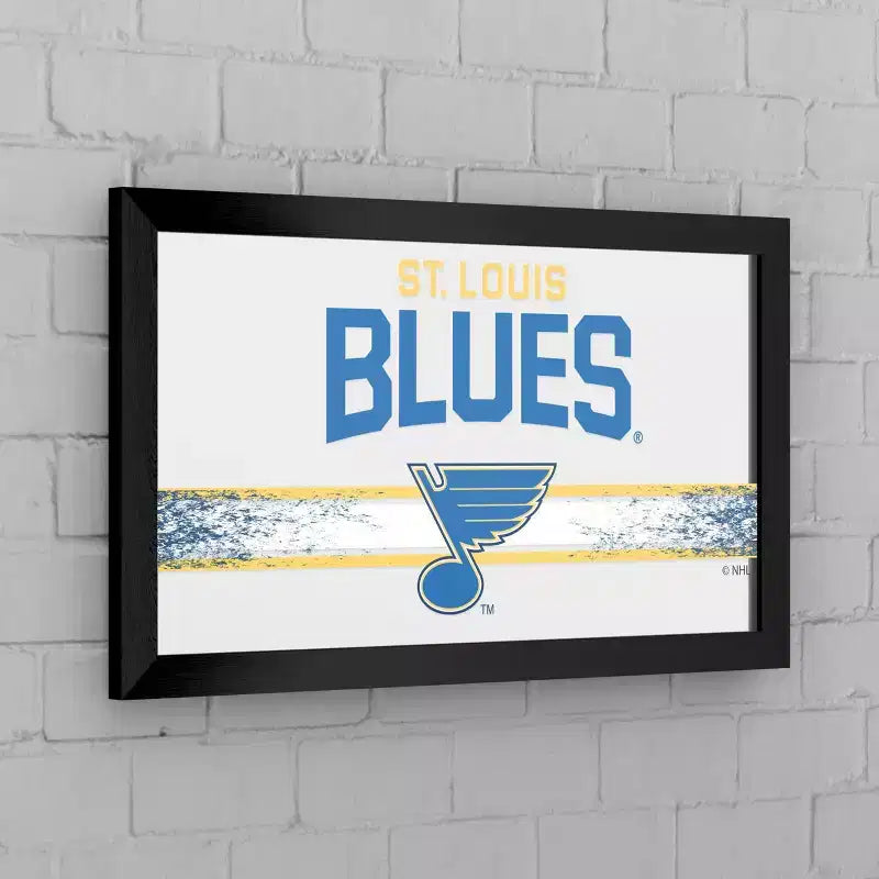 NHL Framed Logo Mirror