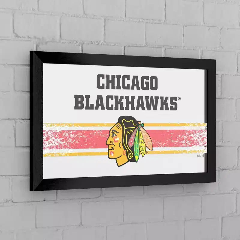 NHL Framed Logo Mirror