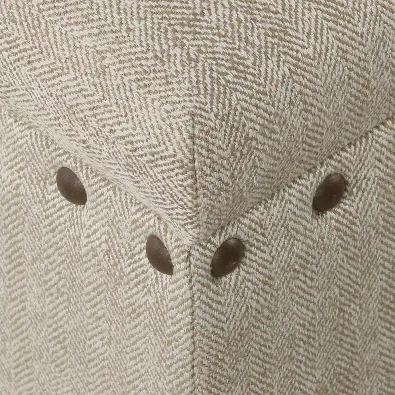Large Storage Bench with Nailhead Trim - HomePop