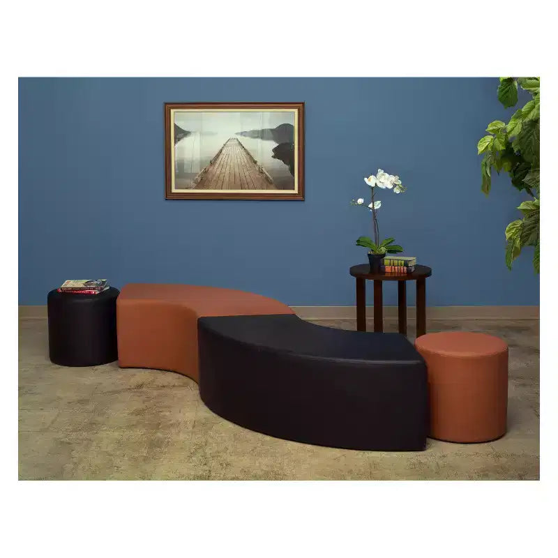 Logan Round Ottoman - Niche