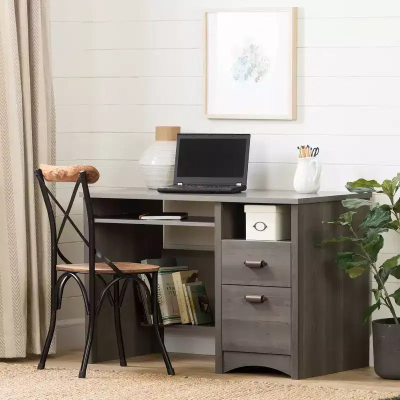 Gascony Wood Computer Desk with Drawers - South Shore