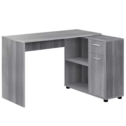 60 Computer Desk with Storage Cabinet - EveryRoom