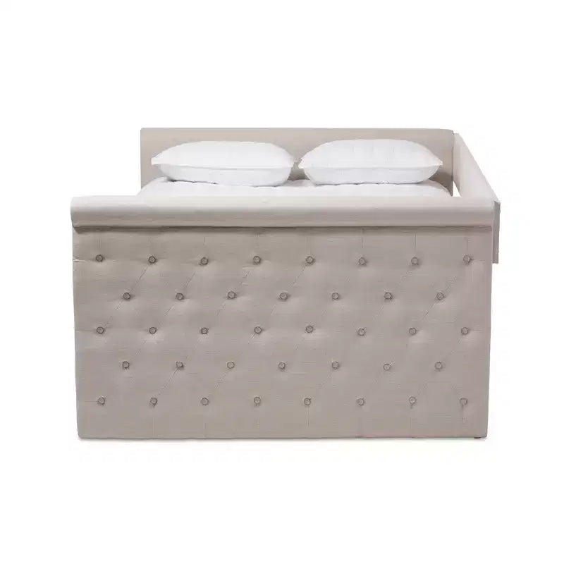 Alena Daybed with Trundle - Baxton Studio