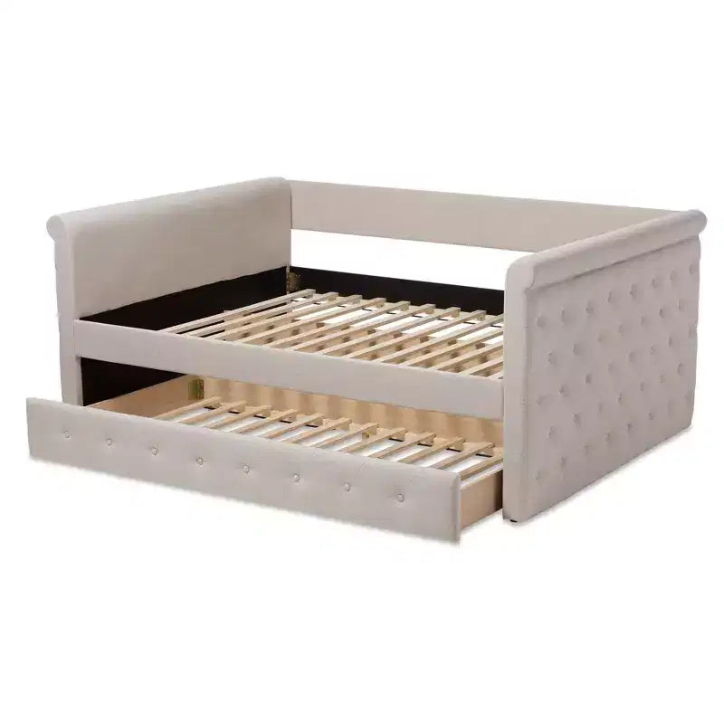 Alena Daybed with Trundle - Baxton Studio