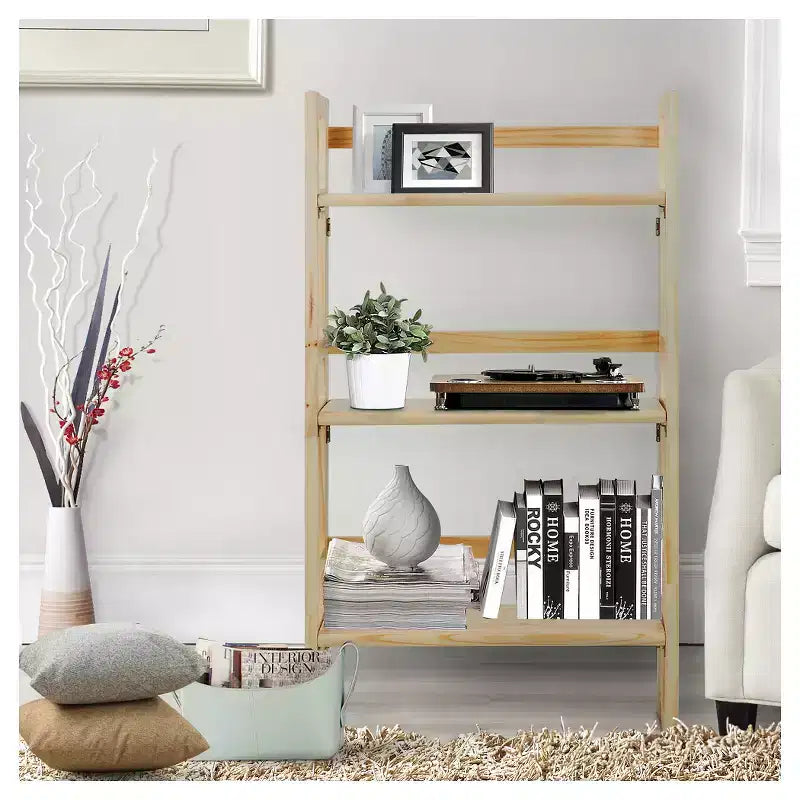 37 Folding Student Bookcase - Flora Home