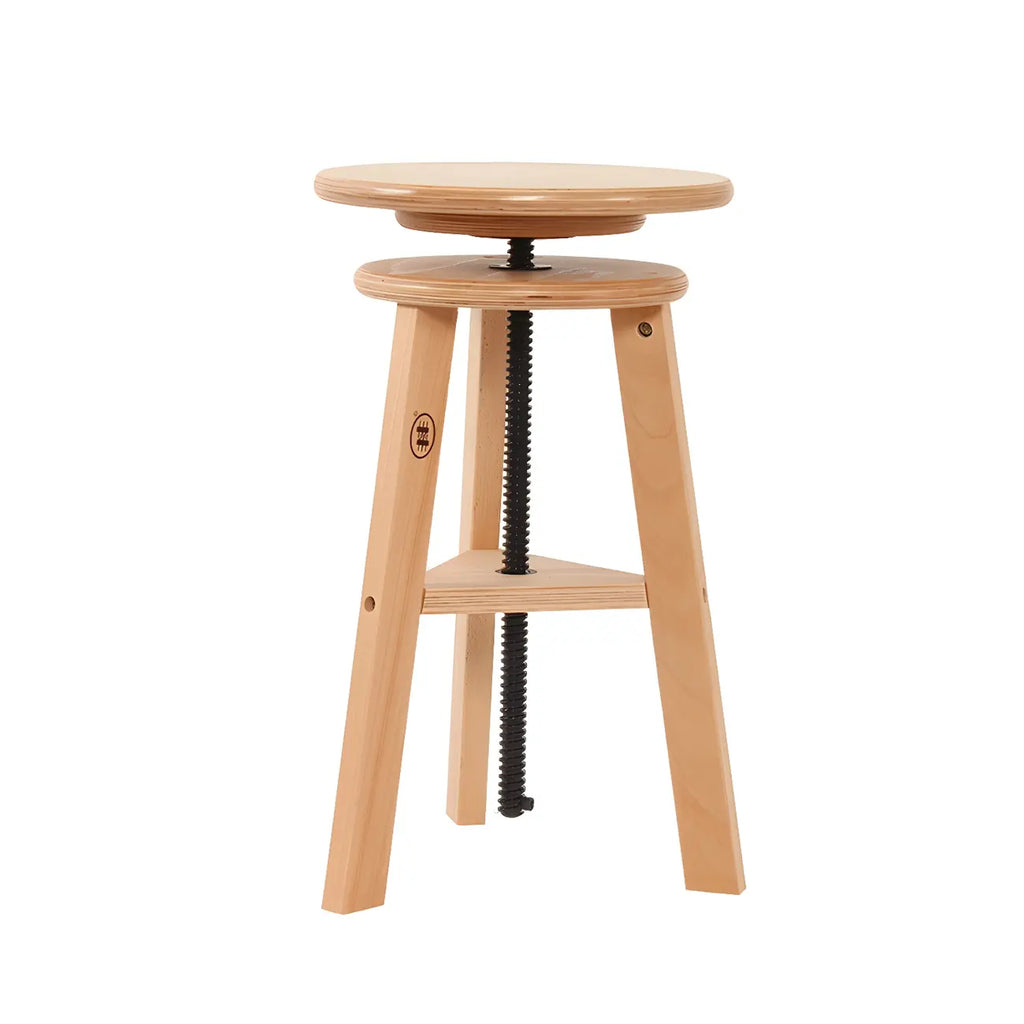Tabourets de bar modernes en bois avec pivot de comptoir