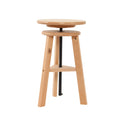 Tabourets de bar modernes en bois avec pivot de comptoir