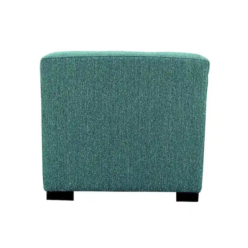 MJL Furniture Pouf carré capitonné 4 boutons Text2 Olivia