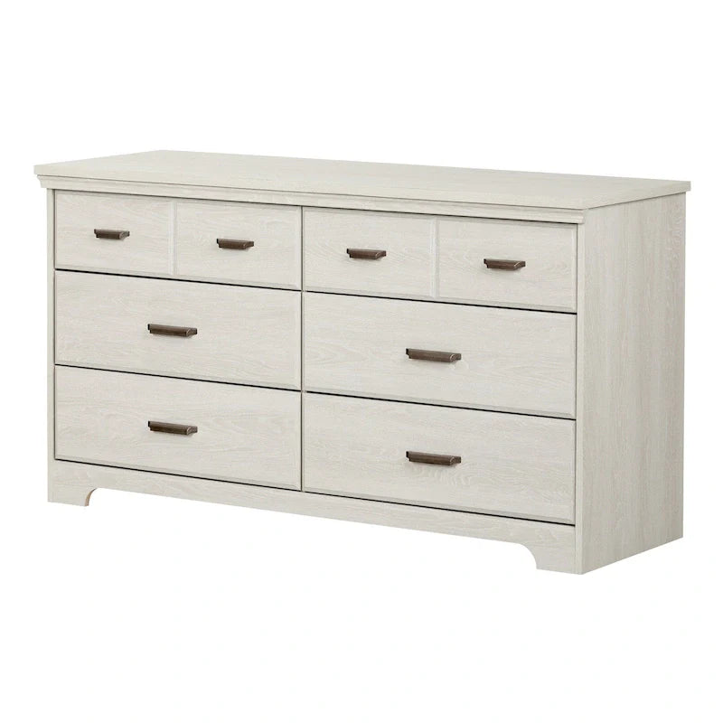 Commode double à 6 tiroirs Versa Country Cottage