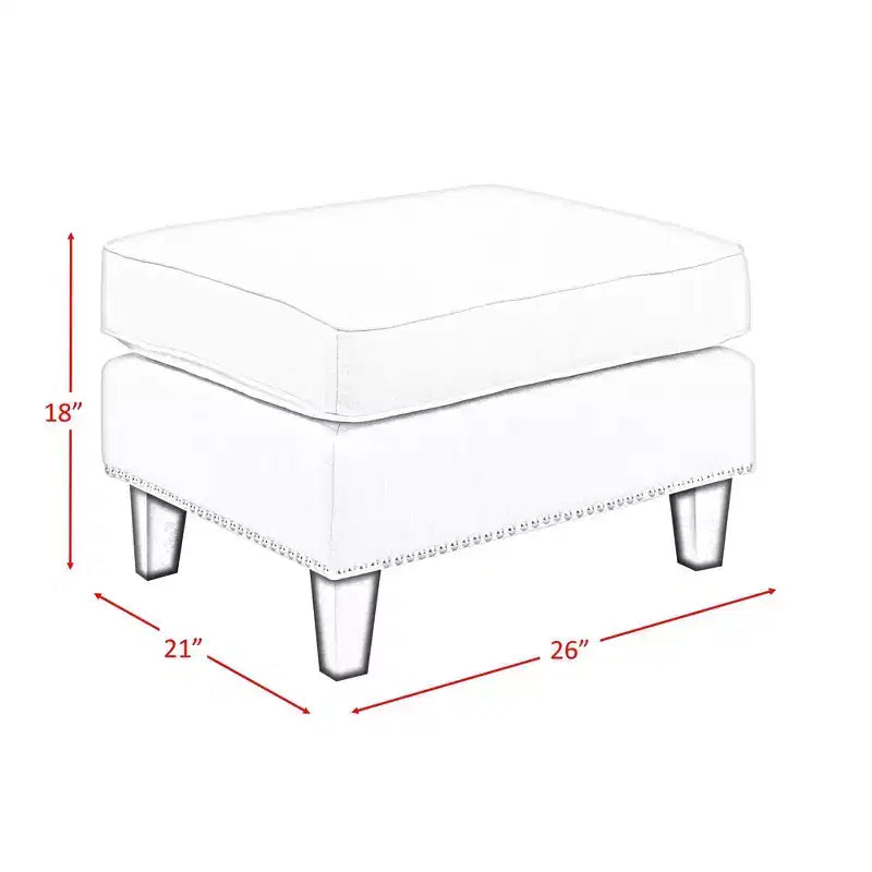 Emery Ottoman - Picket House Furnishings