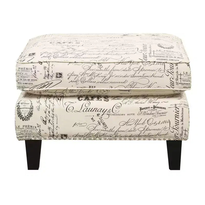 Emery Ottoman - Picket House Furnishings