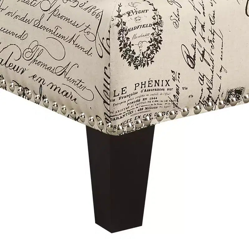 Emery Ottoman - Picket House Furnishings