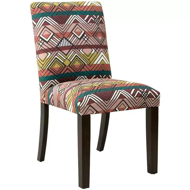 Skyline Furniture Hendrix Dining Chair in Geometric