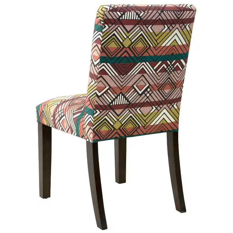 Skyline Furniture Hendrix Dining Chair in Geometric