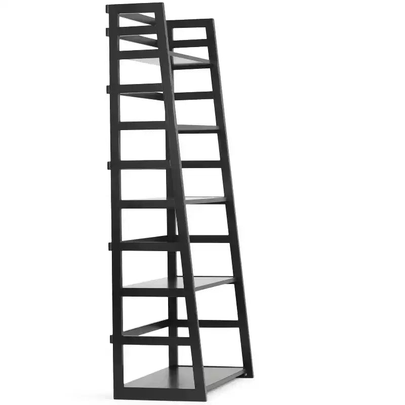 63x30 Normandy Ladder Shelf Bookcase Farmhouse - Wyndenhall