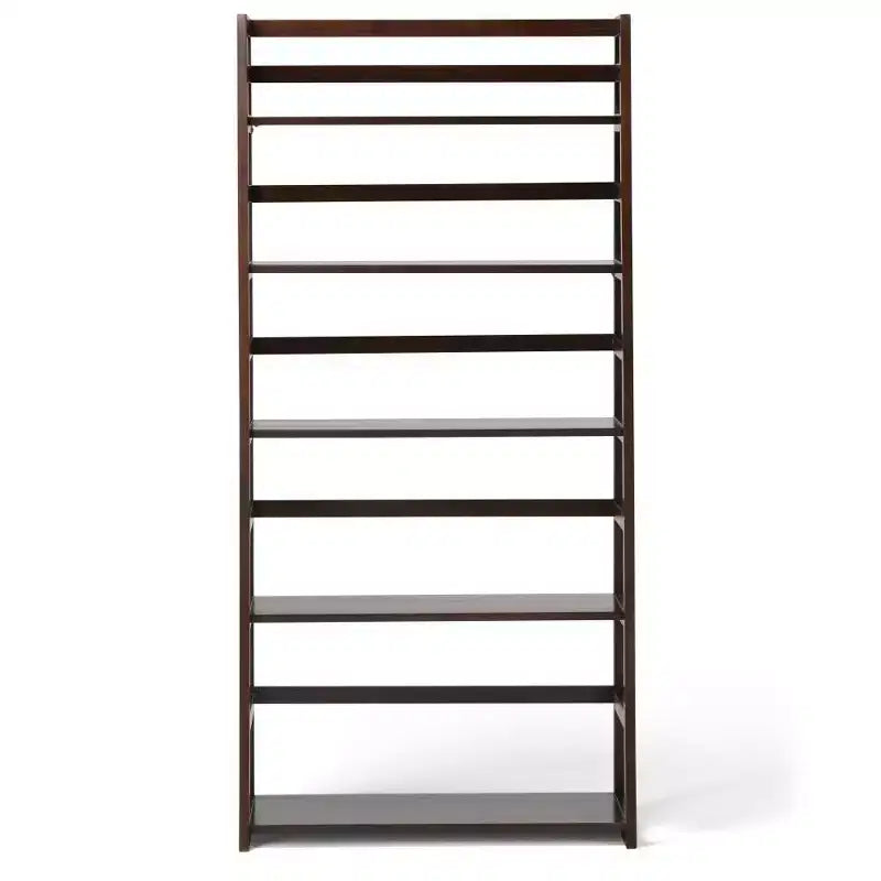 63x30 Normandy Ladder Shelf Bookcase Farmhouse - Wyndenhall