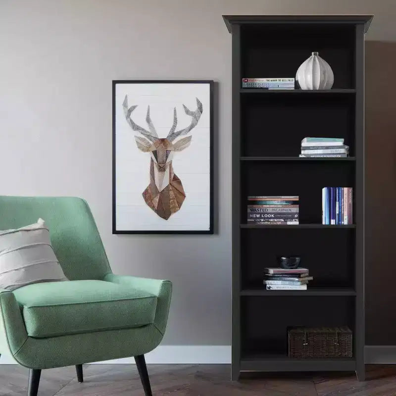 Halifax 5 Shelf Bookshelf - WyndenHall