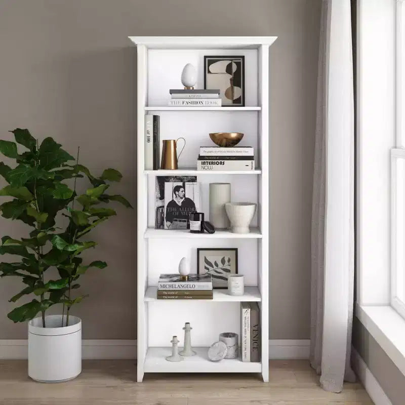 Halifax 5 Shelf Bookshelf - WyndenHall