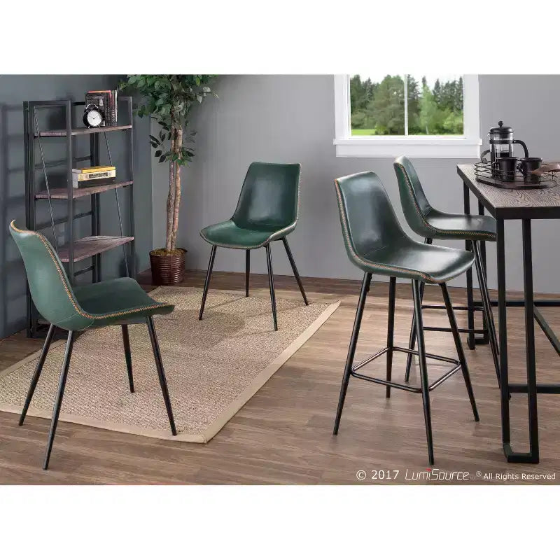 Set of 2 Durango Industrial Dining Chair - LumiSource