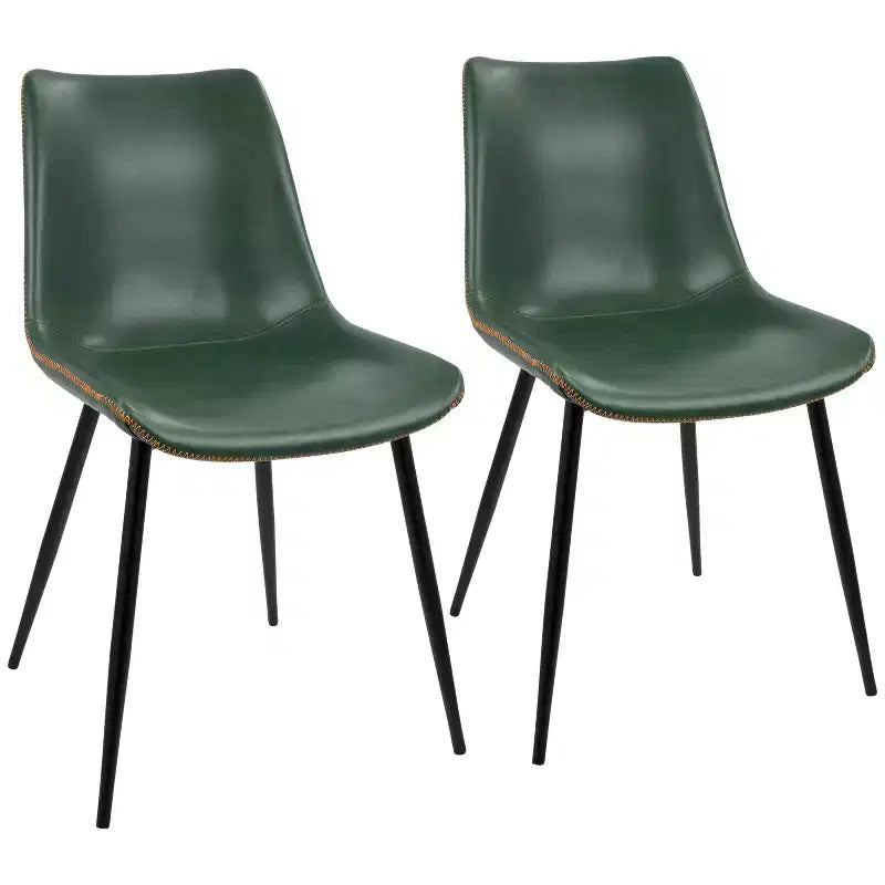 Lot de 2 chaises de salle à manger industrielles Durango - LumiSource