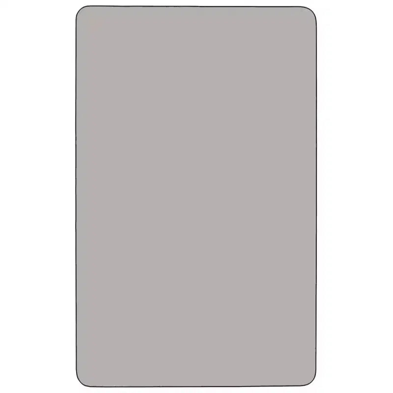 Flash Furniture 30''W x 60''L Rectangular HP Laminate Activity Table - Height Adjustable Short Legs