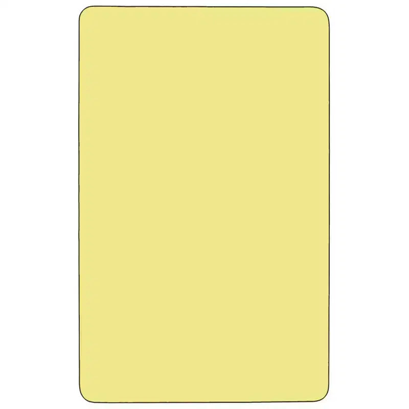 Flash Furniture 30''W x 72''L Rectangular Thermal Laminate Activity Table - Height Adjustable Short Legs