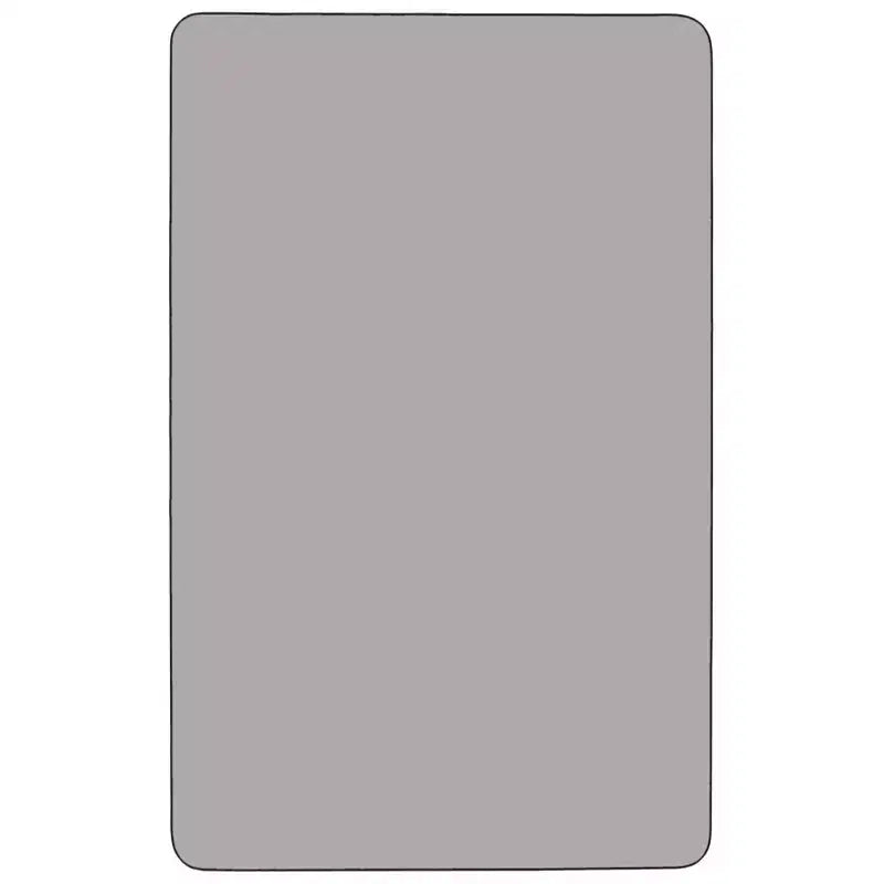 Flash Furniture 30''W x 72''L Rectangular Thermal Laminate Activity Table - Height Adjustable Short Legs