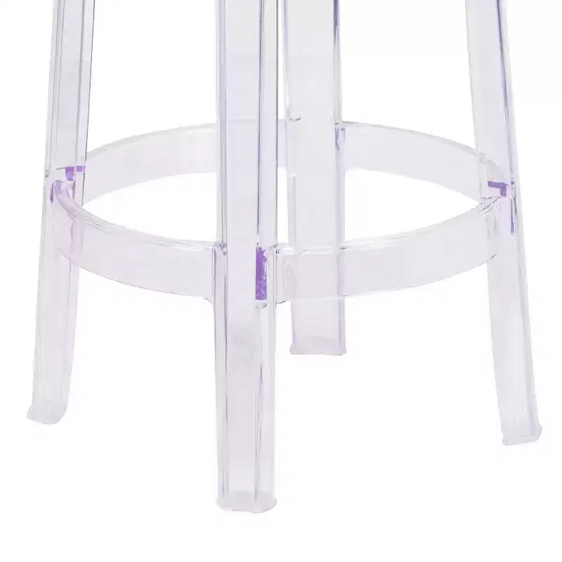 Flash Furniture 25.75'' High Transparent Counter Height Stool