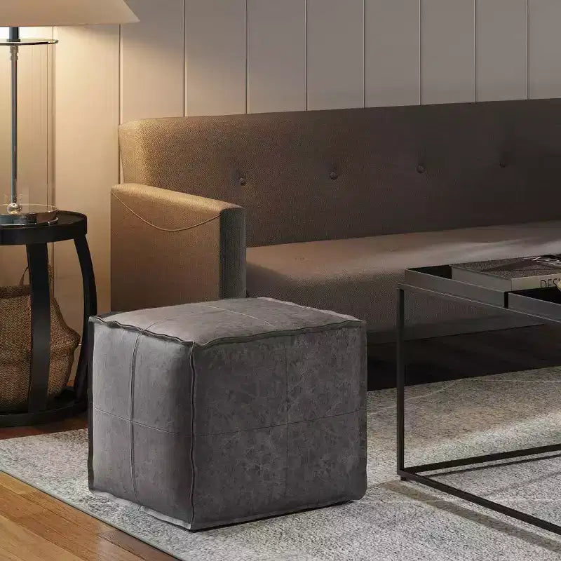 Wendal Square Pouf - WyndenHall