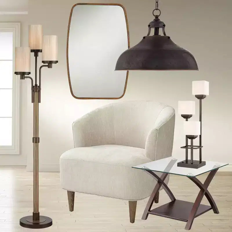Elm Lane Ashton Modern Espresso Wood Square Accent Side End Table 23 3/4 Wide with Shelf Brown Clear Glass Tabletop for Living Room Bedroom Entryway