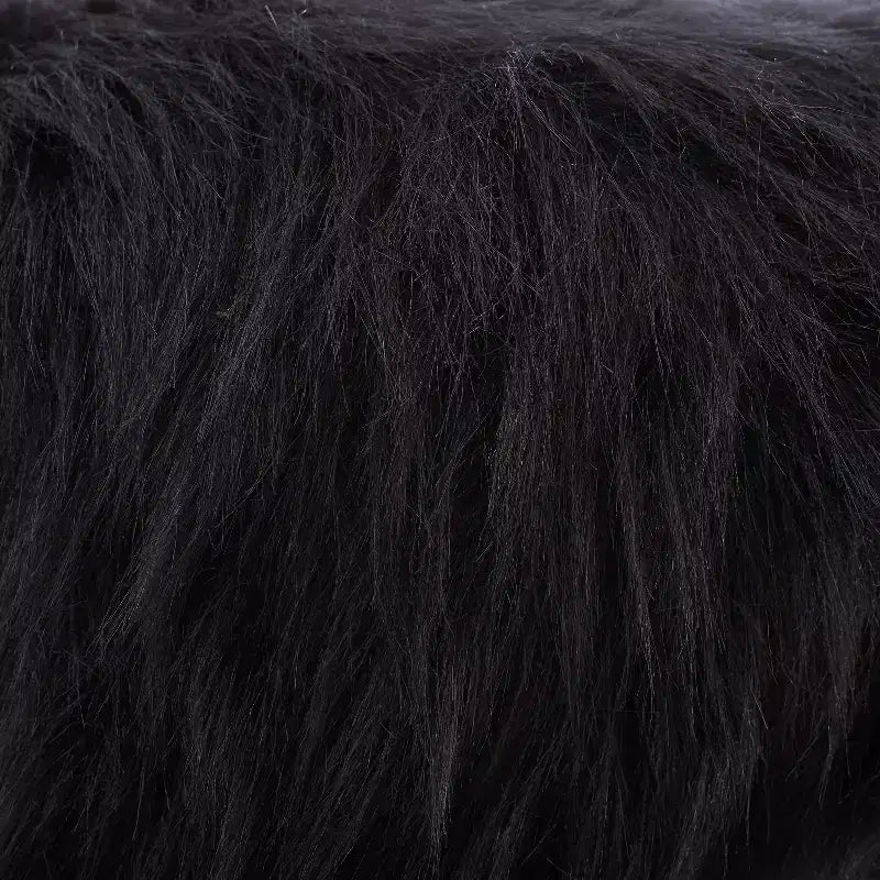 Faux Fur Foot Stool - Linon