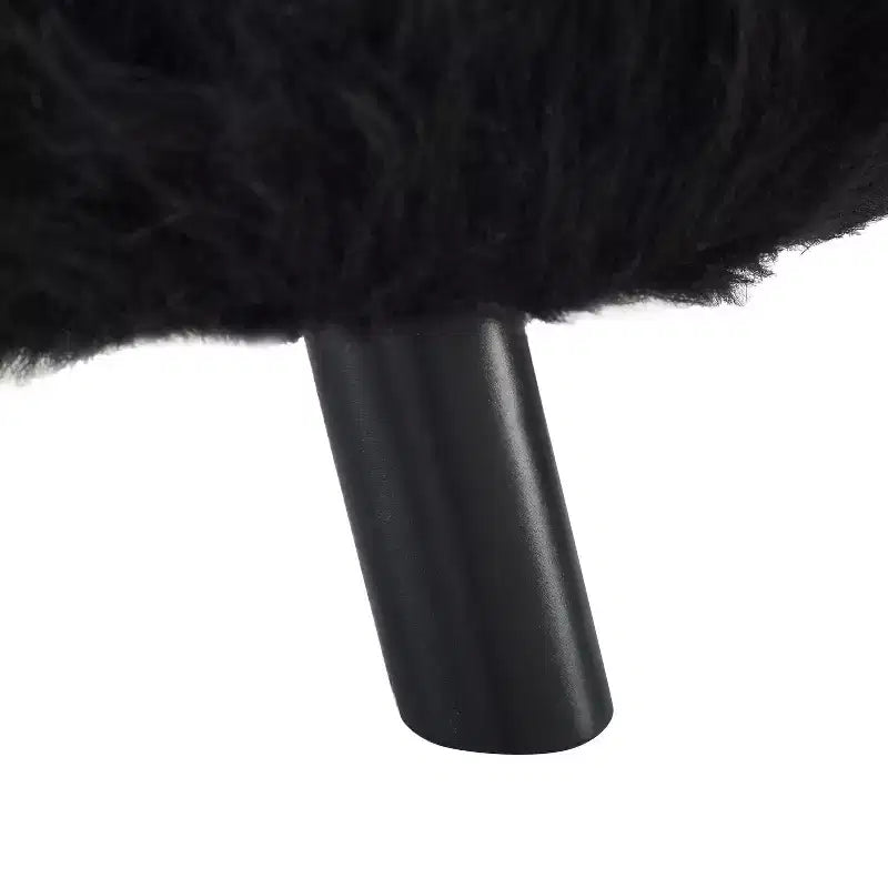 Faux Fur Foot Stool - Linon