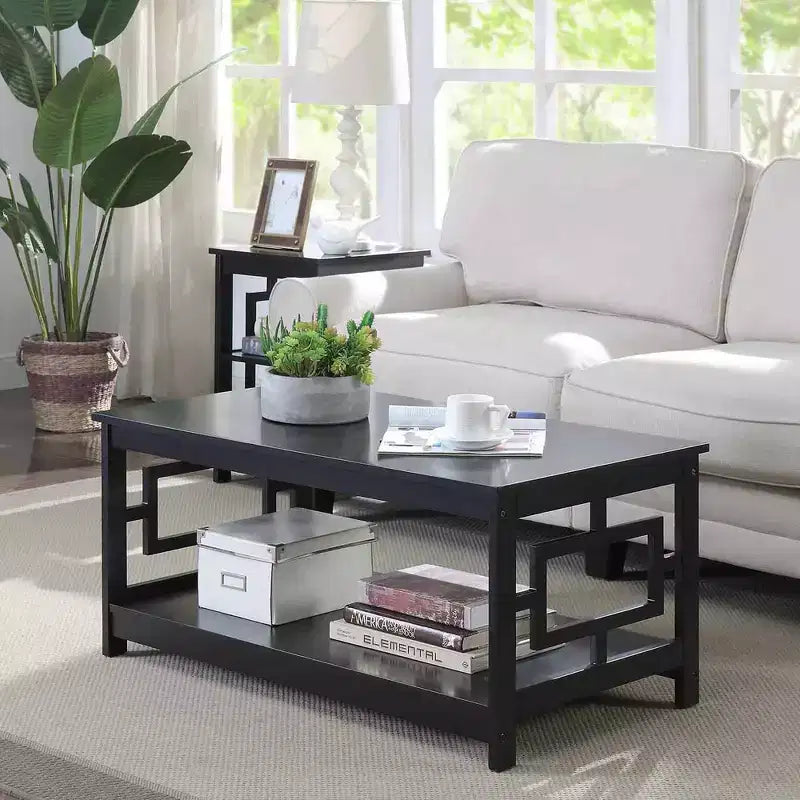 Town Square Coffee Table with Shelf - Breighton Home
