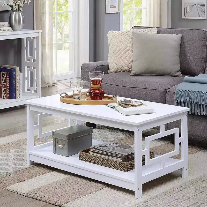 Town Square Coffee Table with Shelf - Breighton Home