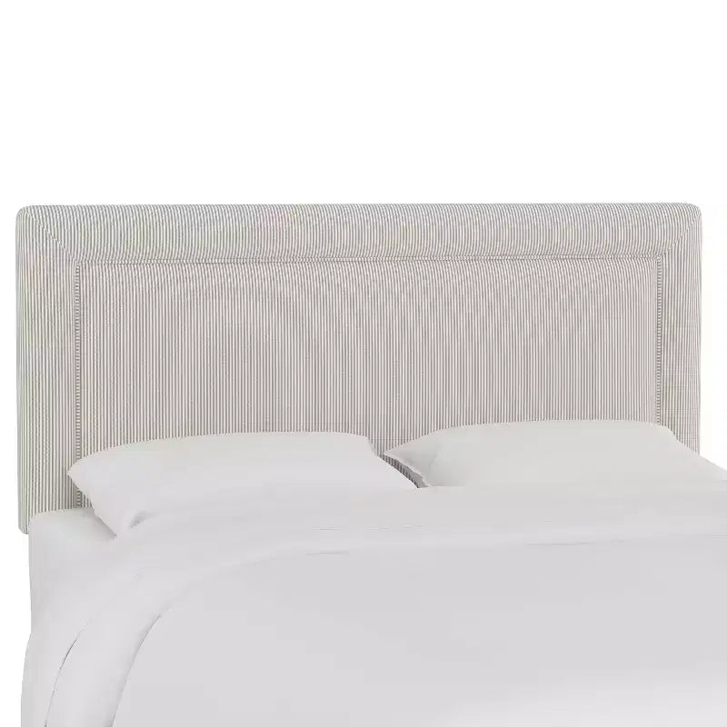 Skyline Furniture Empire Striped Upholstered Headboard
