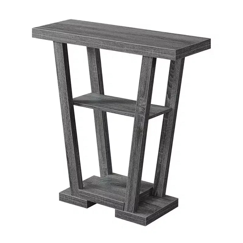 Newport V Console with Shelves - Breighton Home