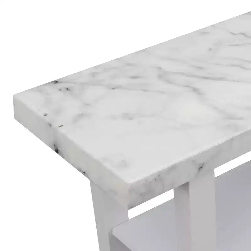 Newport V Console with Shelves - Breighton Home