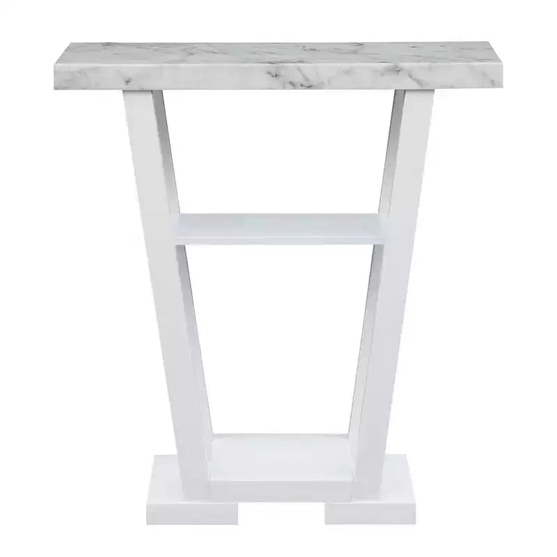 Newport V Console with Shelves - Breighton Home