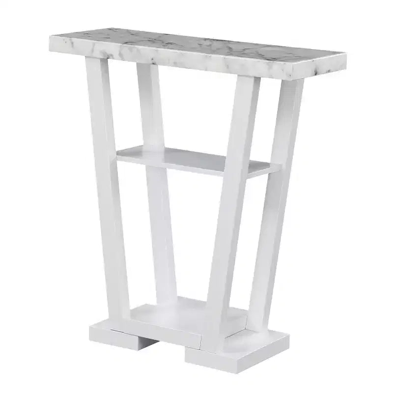 Newport V Console with Shelves - Breighton Home