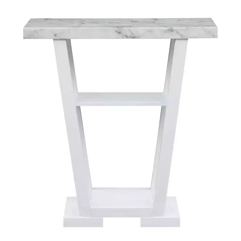 Newport V Console with Shelves - Breighton Home