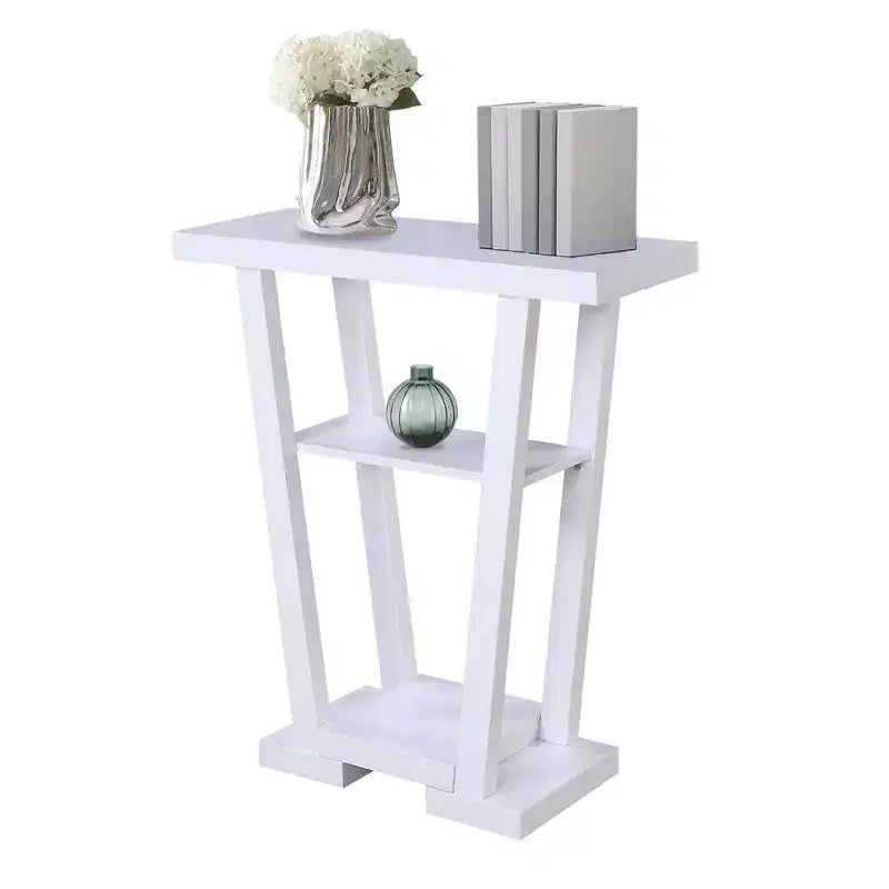 Newport V Console with Shelves - Breighton Home