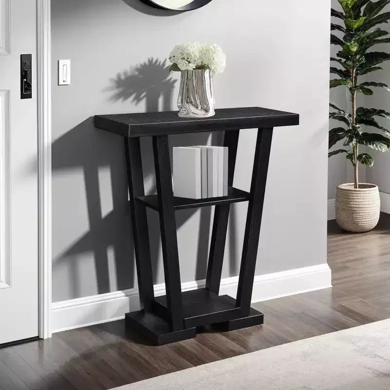 Newport V Console with Shelves - Breighton Home