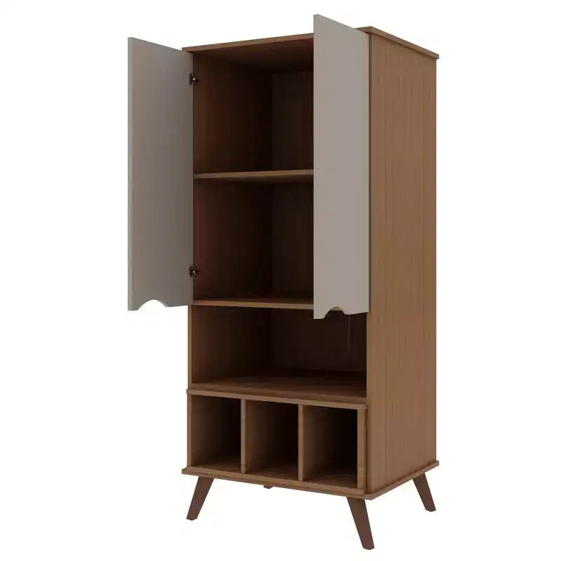 26.77 Hampton Display Cabinet - Manhattan Comfort